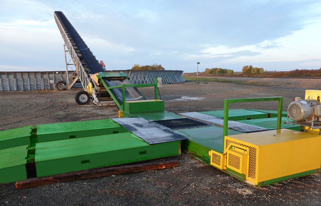 Drive Over Grain Truck Unloader